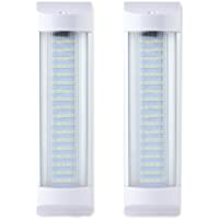 MICTUNING 11 pulgadas Barra de Luces LED para Interiores de Automóviles 10W 72 LED Tubo de Luz Blanca con Interruptor…